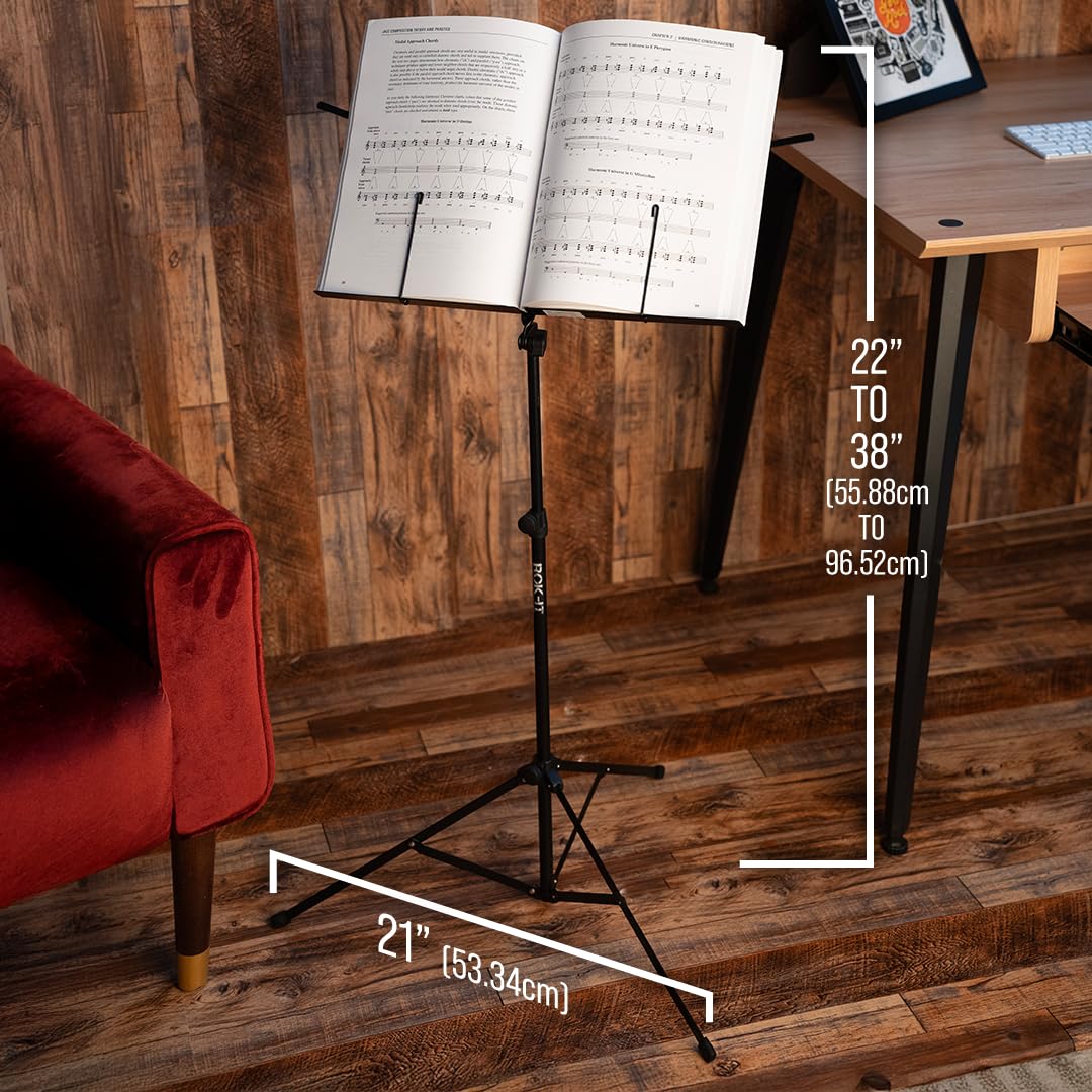 Amazon.com: Gator Frameworks Rok-It Series Folding Sheet Music