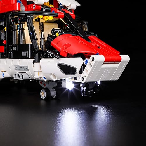 Miniatura 8 de BRIKSMAX Kit de iluminación LED para LEGO-42145 Airbus H175 Rescue Helicopter - Compatible con el modelo de bloques de construcción Lego Technic -
