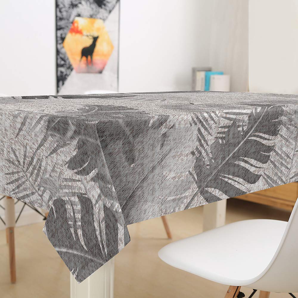 Morbuy Wasserdichte Tischdecke Mit Pflanzendruck – Rechteckig, Polyester, ölfest, Pflegeleicht, Verschiedene Größen