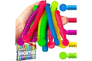 BUNMO Sensory Toys Super Stretchy Strings 6 Pack