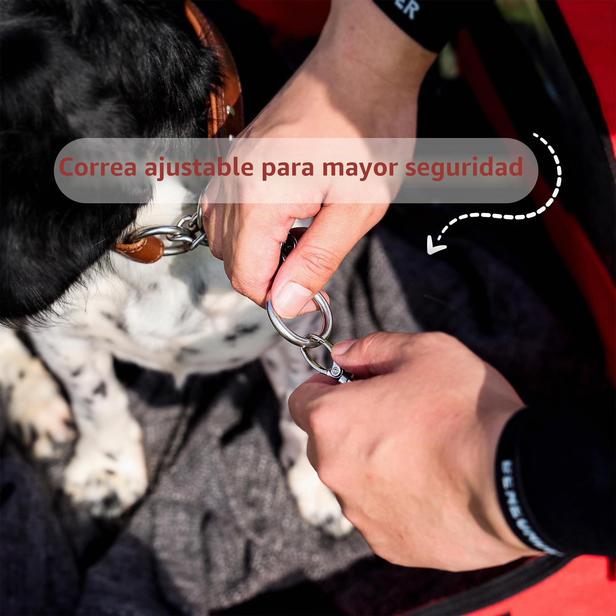 sogesfurniture Remolque plegable para bicicleta para perro, con acoplamiento, bandera, reflector, lona Oxford 600D, para perros