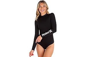 Women's Standard OAO Long Sleeve Retro Surf Suit - UV Protection & Rash Guard Swimsuit
