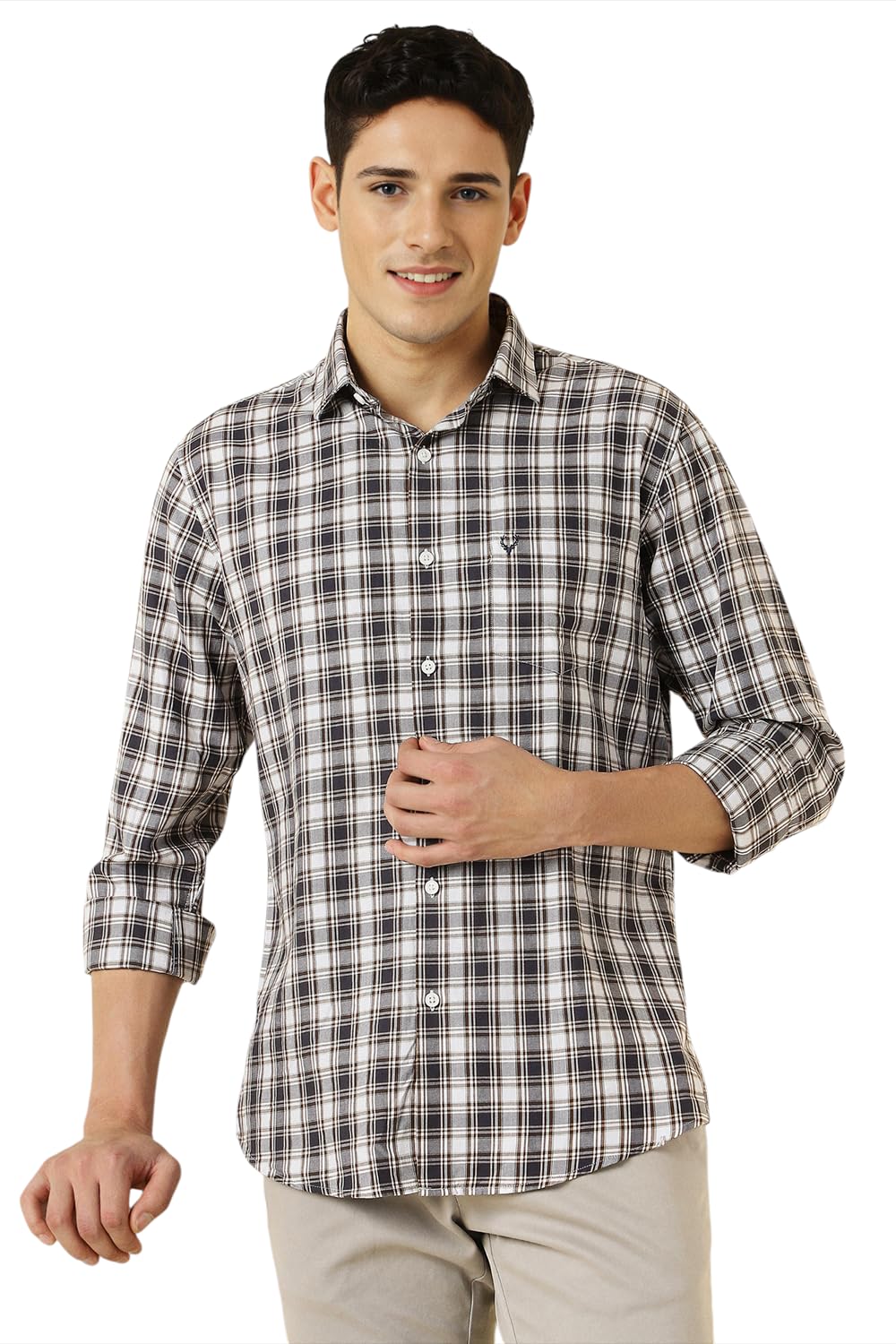 Allen Solly Men’s Small Checks Casual Shirt