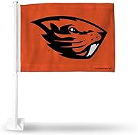 Vista 11 de Rico Industries Bandera de coche de doble cara de la NCAA, gran accesorio para automóvil