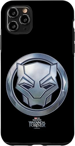 Miniatura 1 de iPhone 11 Pro Max Marvel Black Panther Wakanda Forever Silver Metallic Icon Case