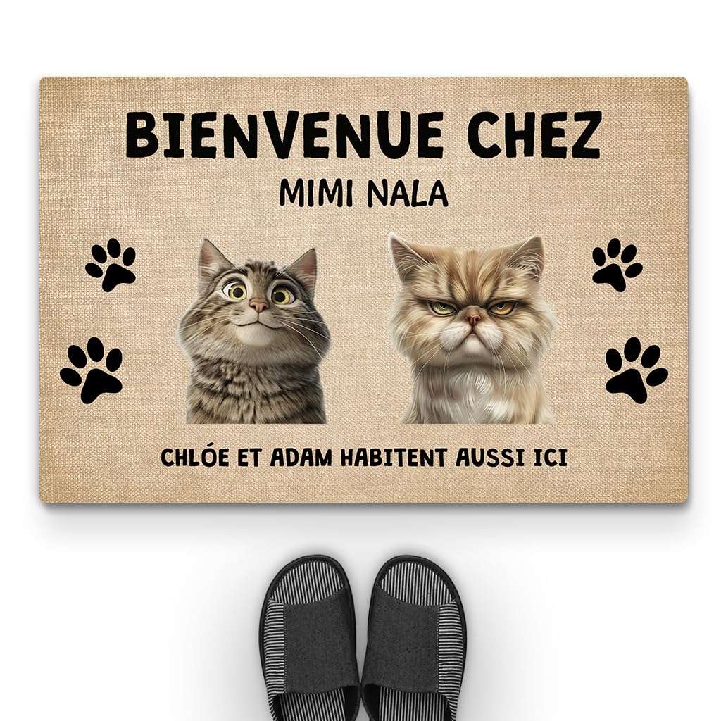 Paillasson personnalisé paillasson entree tapis personnalisé entrée #2