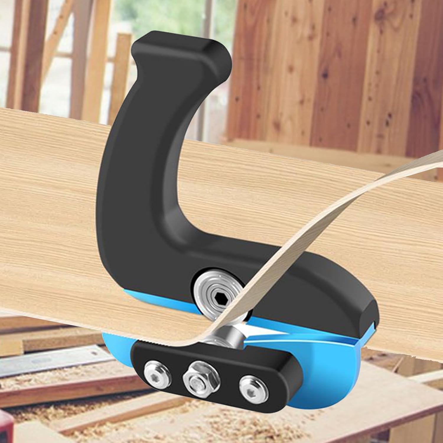 エッジバンドトリマーツール | 木工用ベニヤエッジトリミングハンドプレーナー | 家庭用ワークショップ向け石膏ボードラミネート木材カ