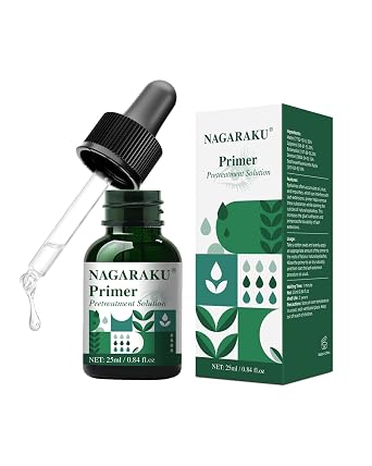 NAGARAKU Lash Primer for Eyelash Extensions, 25ml/0.84 fl.oz Eyelash Primer Solution Pre-Treatment Gentle Eye Cleaner Removes Proteins Oils Increase Adhesive Bonding Power for Eyelash Artists Only