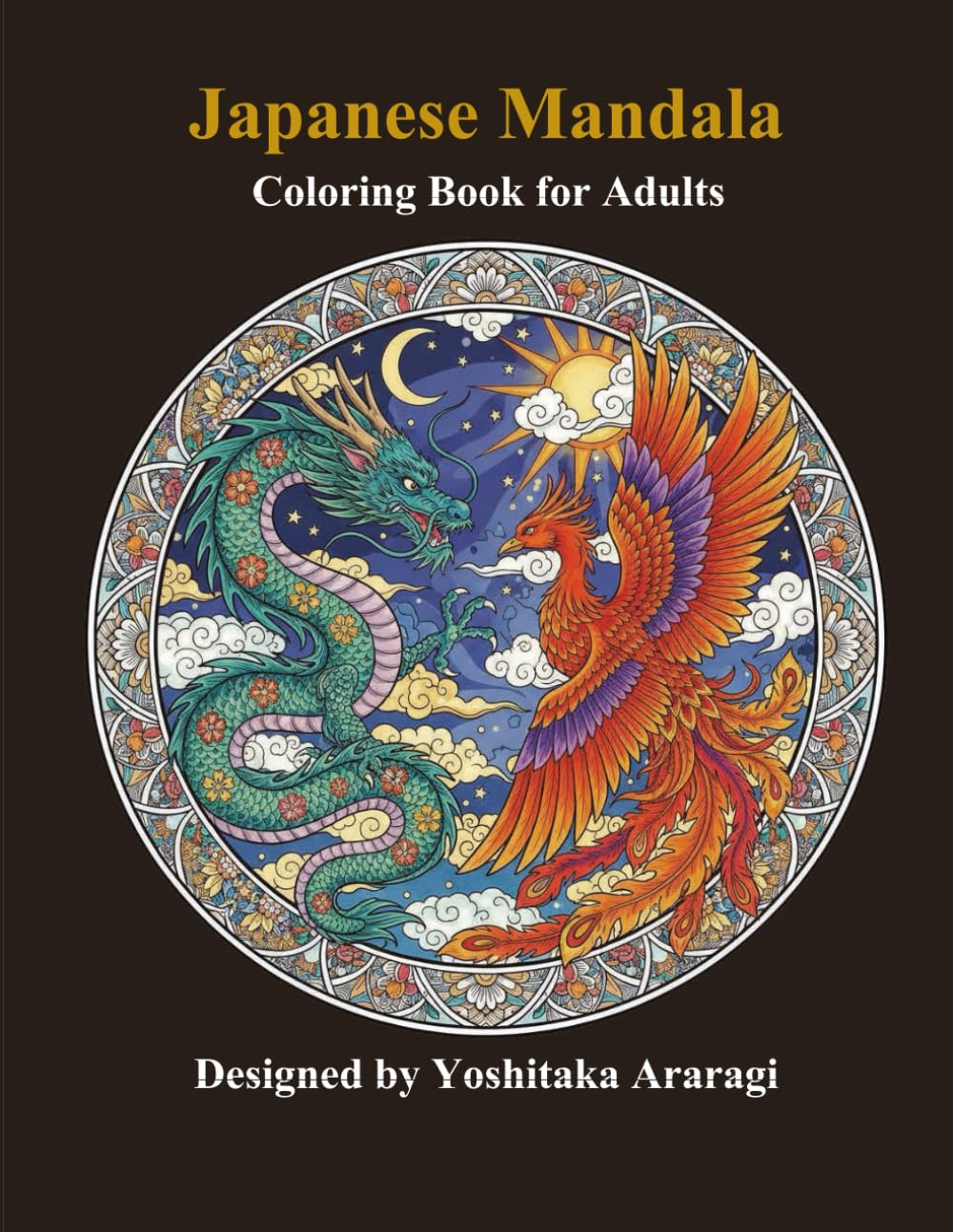 Japanese Mandala: Coloring Book for Adults (Adult Mandala Coloring Book Series)