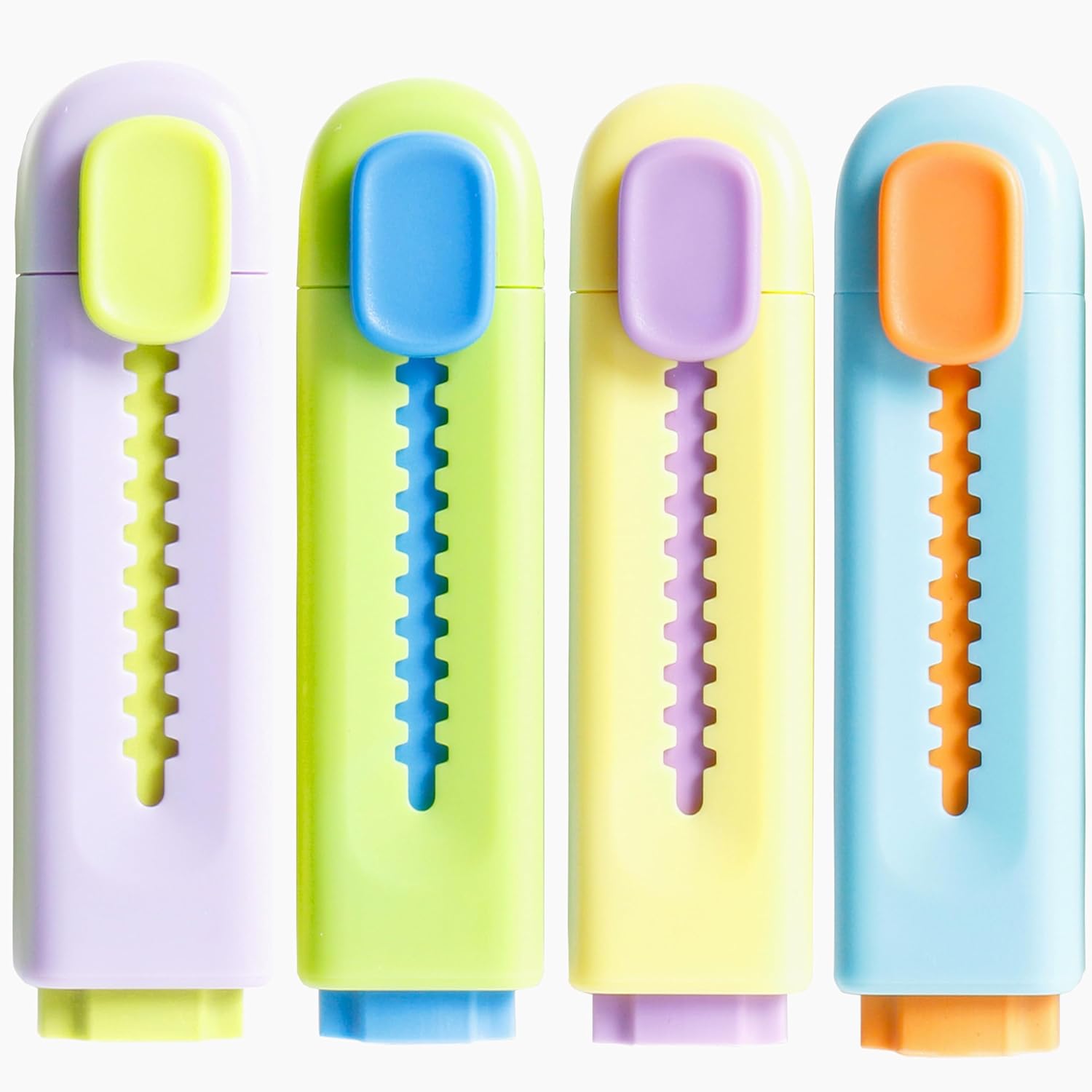 Smilo Amazon.com: Smilo 4-Color Retractable Erasers - Assorted Fun Colors for ...