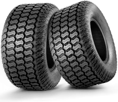 MaxAuto FOX - Juego de 2 neumáticos para cortacésped de césped 26x12.00-12, neumático FOX V2 para jardín, neumáticos para tractor de golf y carrito