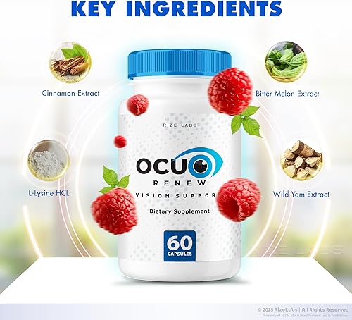 Miniatura 5 de rize labs - Suplemento de apoyo para la visión Ocurenew, cápsulas totalmente naturales para la mejora de la salud visual y una mejor capacidad para