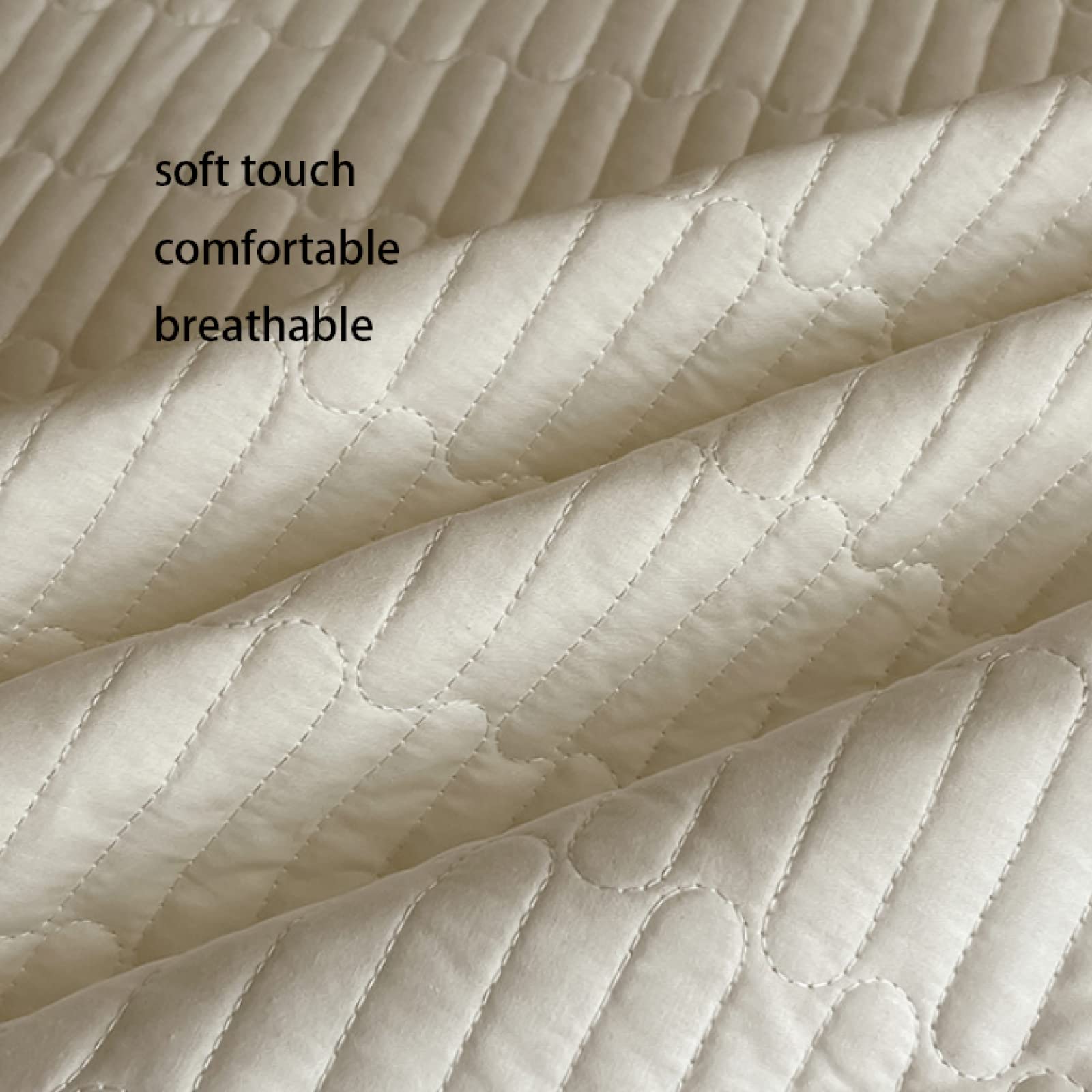 Sábanas bajeras de colchón para cama doble, sábana acolchada de algodón grueso, funda de colchón de color sólido, se adapta a colchones de 30 cm de profundidad, disponible en todas las estaciones,