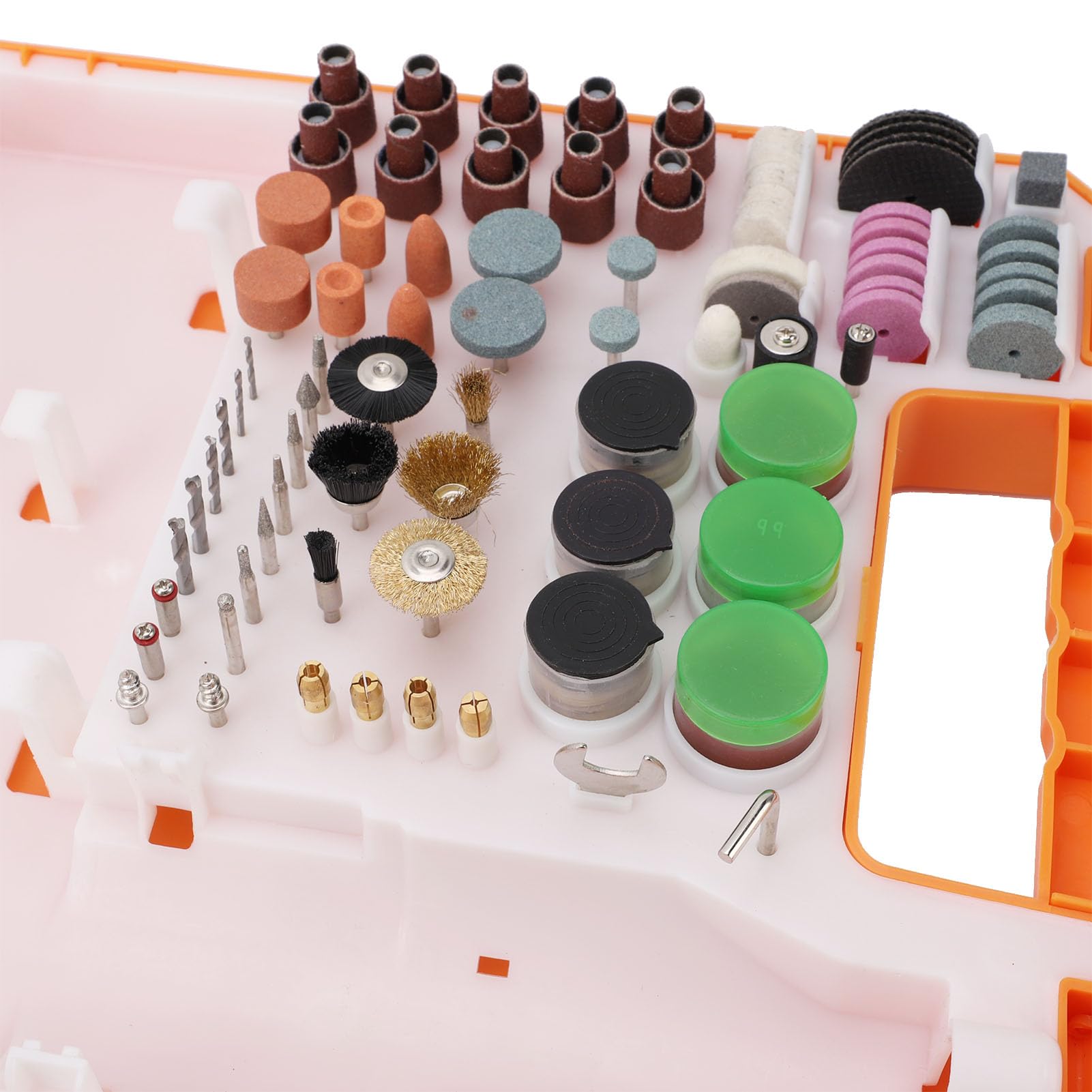 Haofy Kit de Herramientas Rotativas 93 Piezas Accesorios 30000 RPM Herramienta Multiusos Portátil 200 W Mini Herramientas Rotativas Eléctricas Lijado Pulido Perforación Aplicable