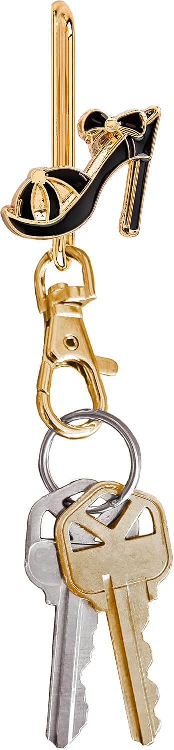 Finders Key Purse - Women’s Bag Charm Key Finder, Car Keychain with Hook and Lobster Clasp, Cute Purse or Tote Bag Organizer Accessories, for Mom, Grandma & Teacher - Fashionista Bundle