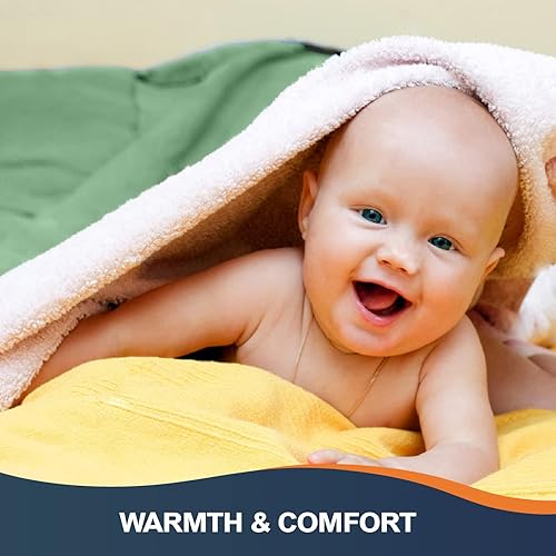 Miniatura 3 de Walensee Manta de vellón Sherpa (Tamaño de manta de 50 x 60 pulgadas, verde salvia) manta de franela de microfibra reversible súper suave para sofá