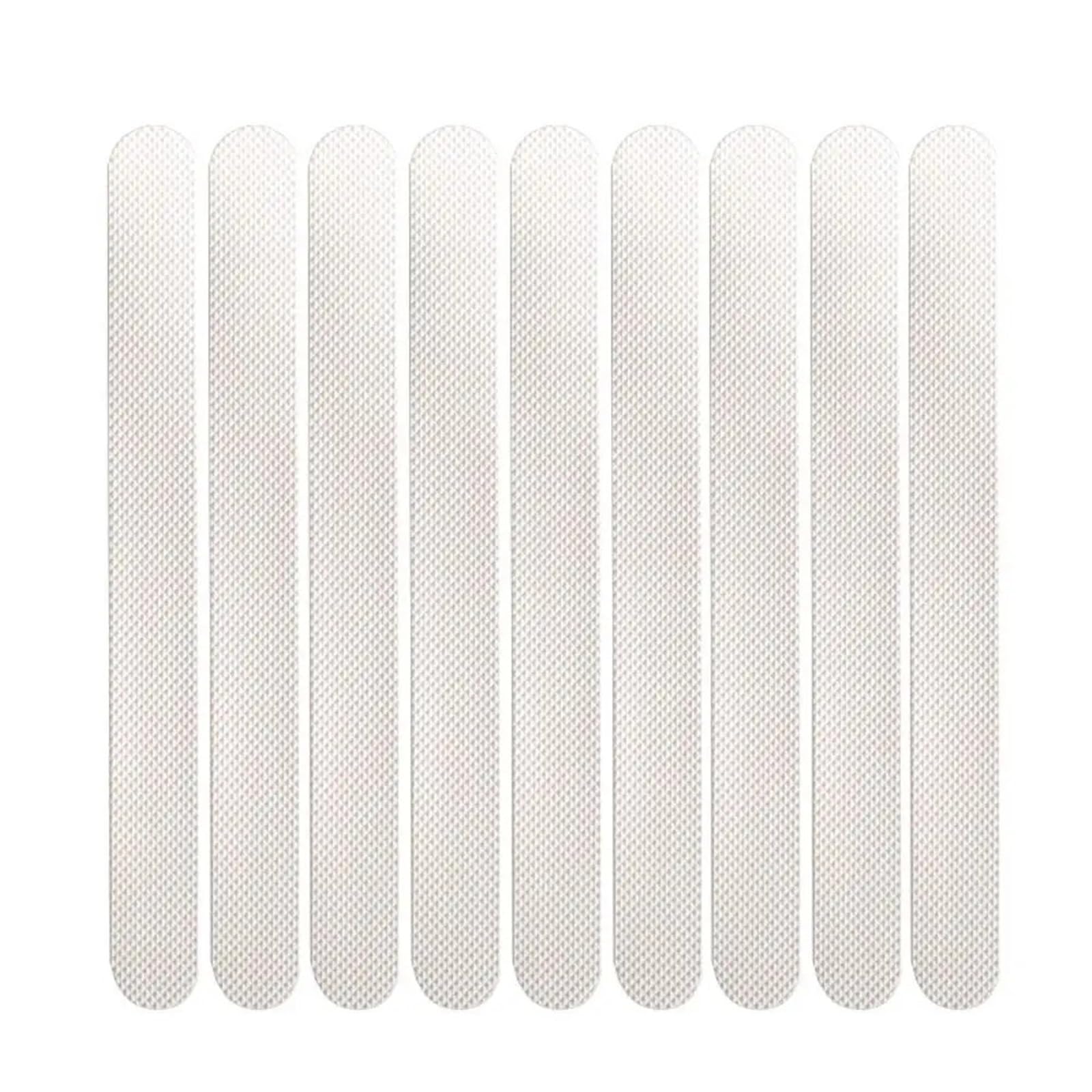 JFNKLFG Non Slip Shower Stickers 6pcs Colorful Anti Slip Strips Non Portable Shower Stickers Bathtubs Showers Stairs Floors Bath(Clear)