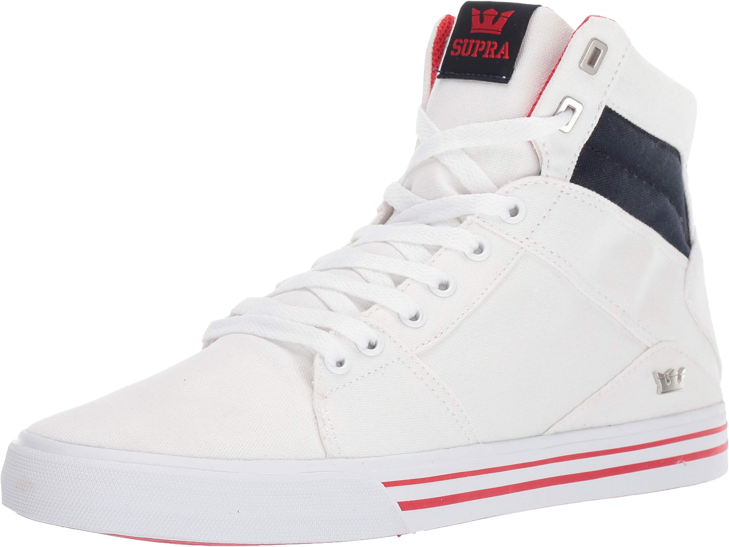 Supra Aluminum High Top Lace Up Sneaker Shoes