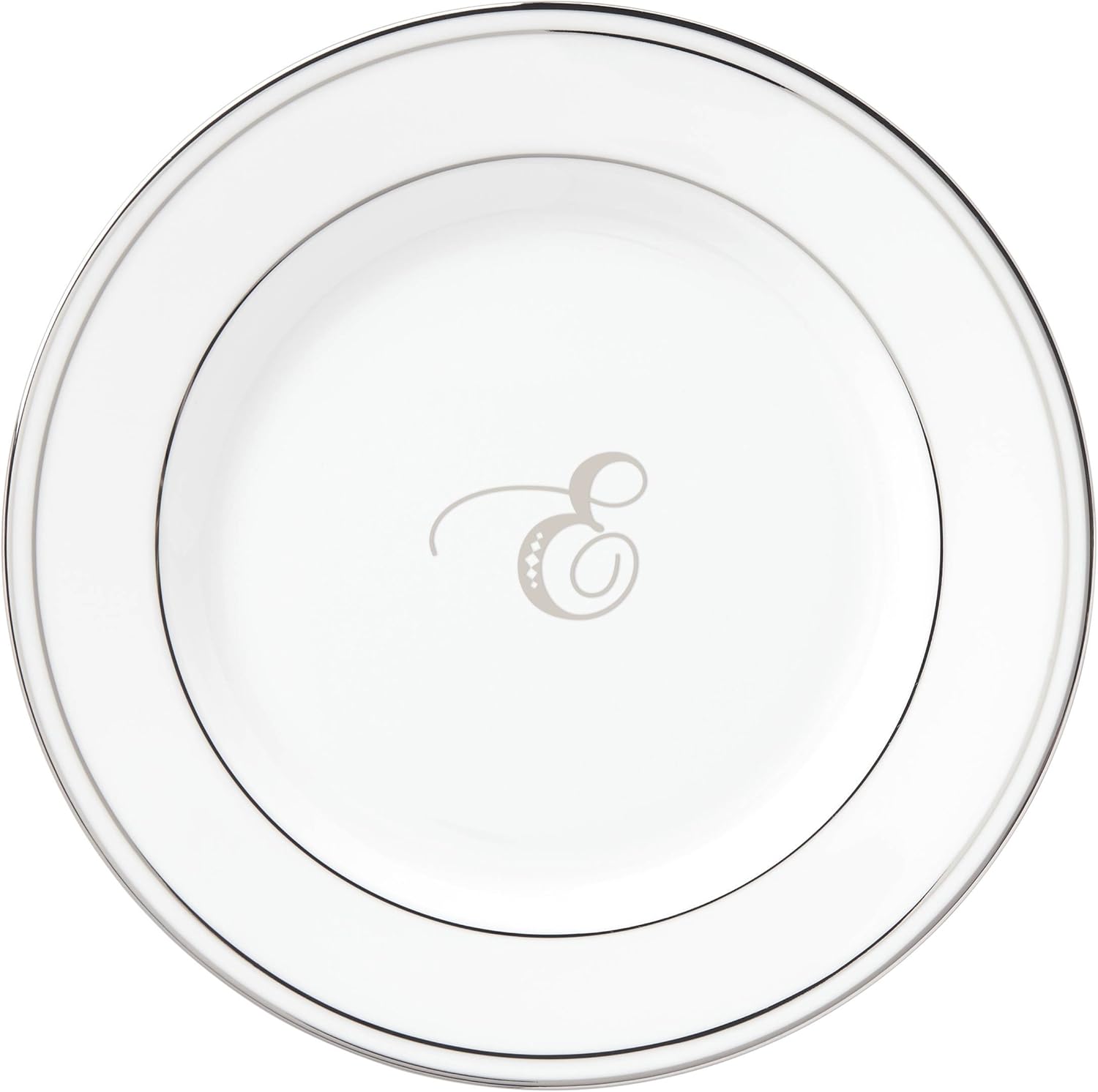 Lenox Federal Platinum Script Monogram Dinnerware Bread