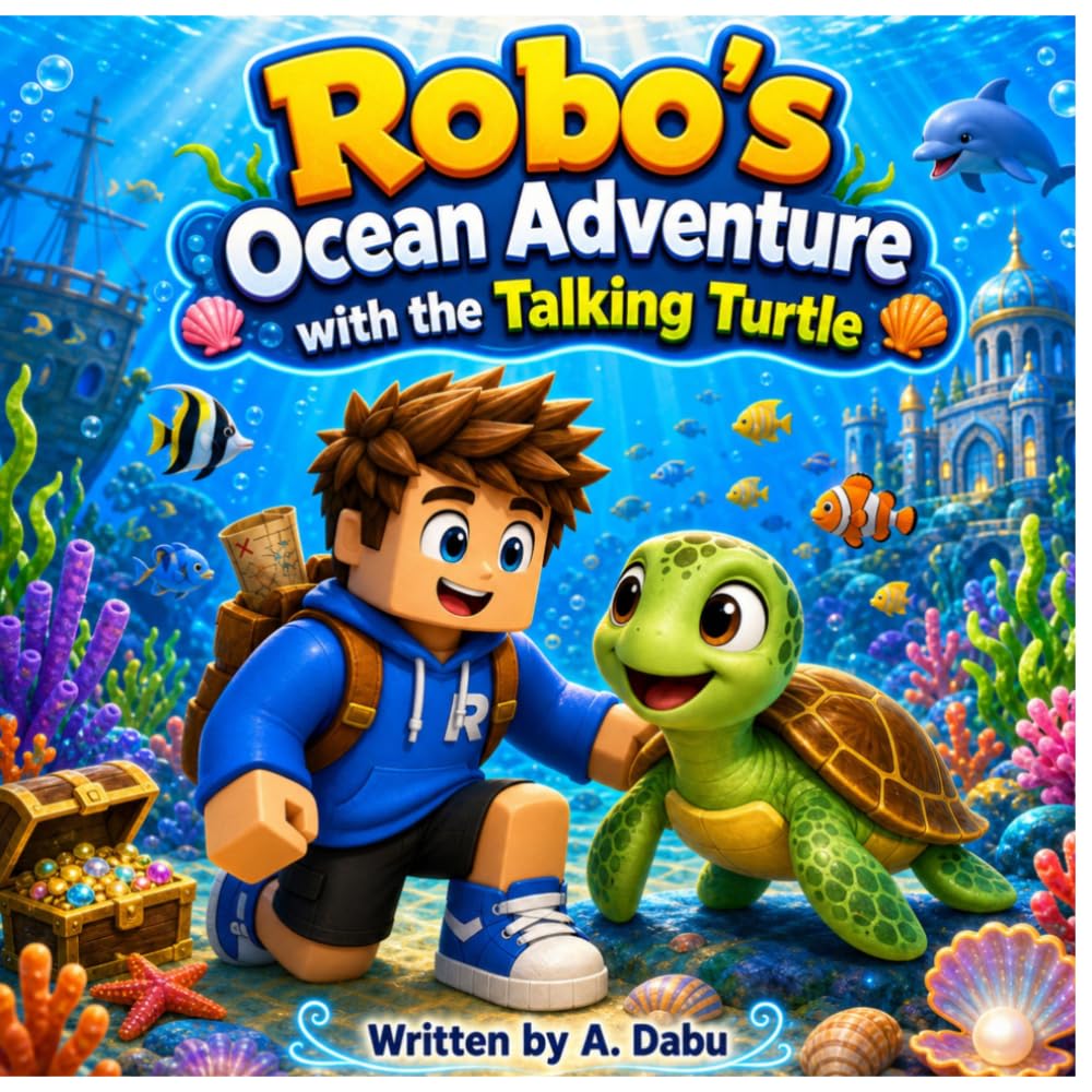 Robo’s Ocean Adventure with the Talking Turtle | Educational Storybook for Kids