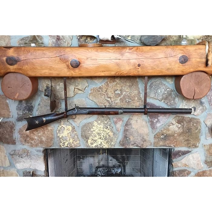 Buy VERDICT BRACKETS Fireplace Rifle Hangers Mantle Hooks for Hanging