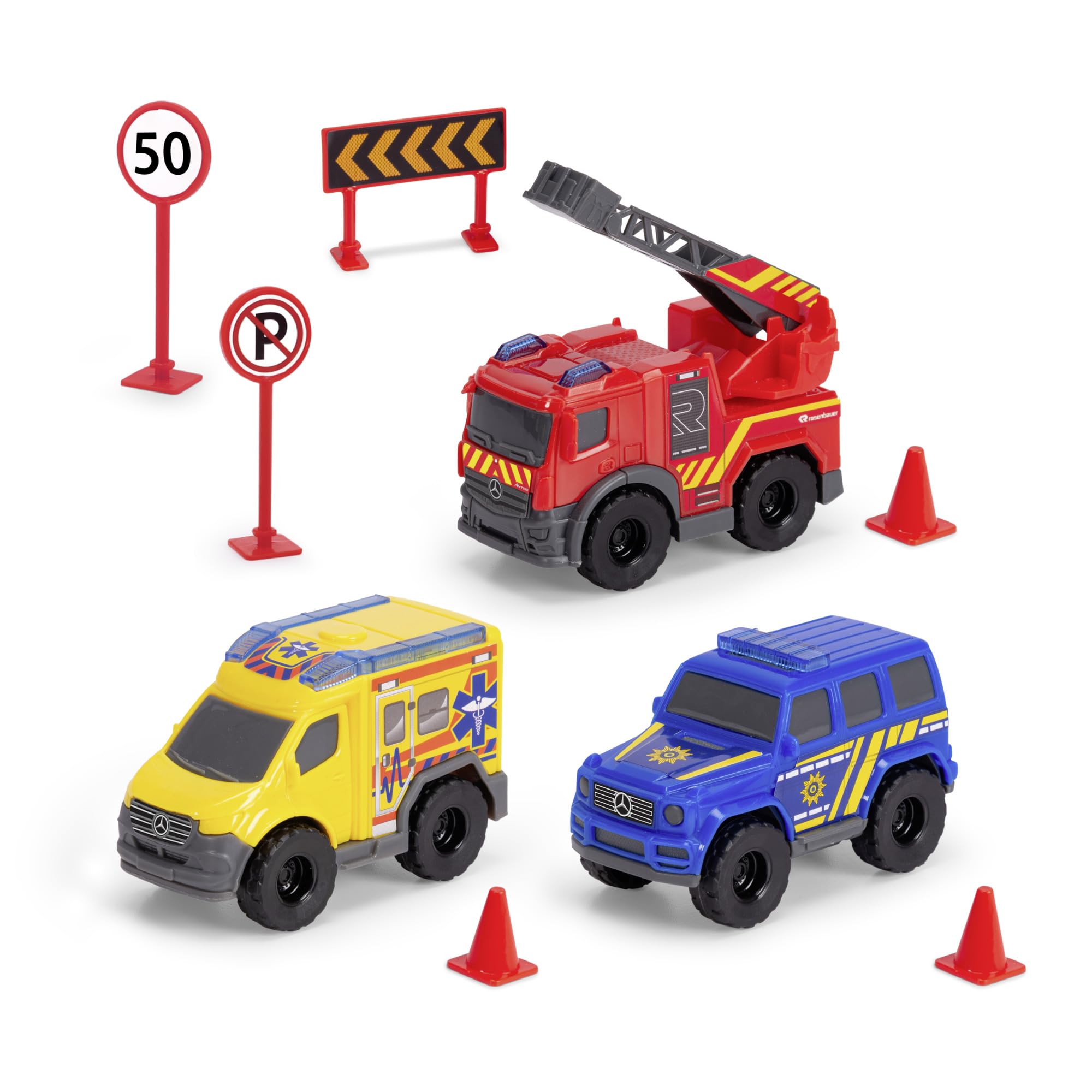 Amazon.com: Dickie Toys 203713017 SOS Mini Rescue Station and 3