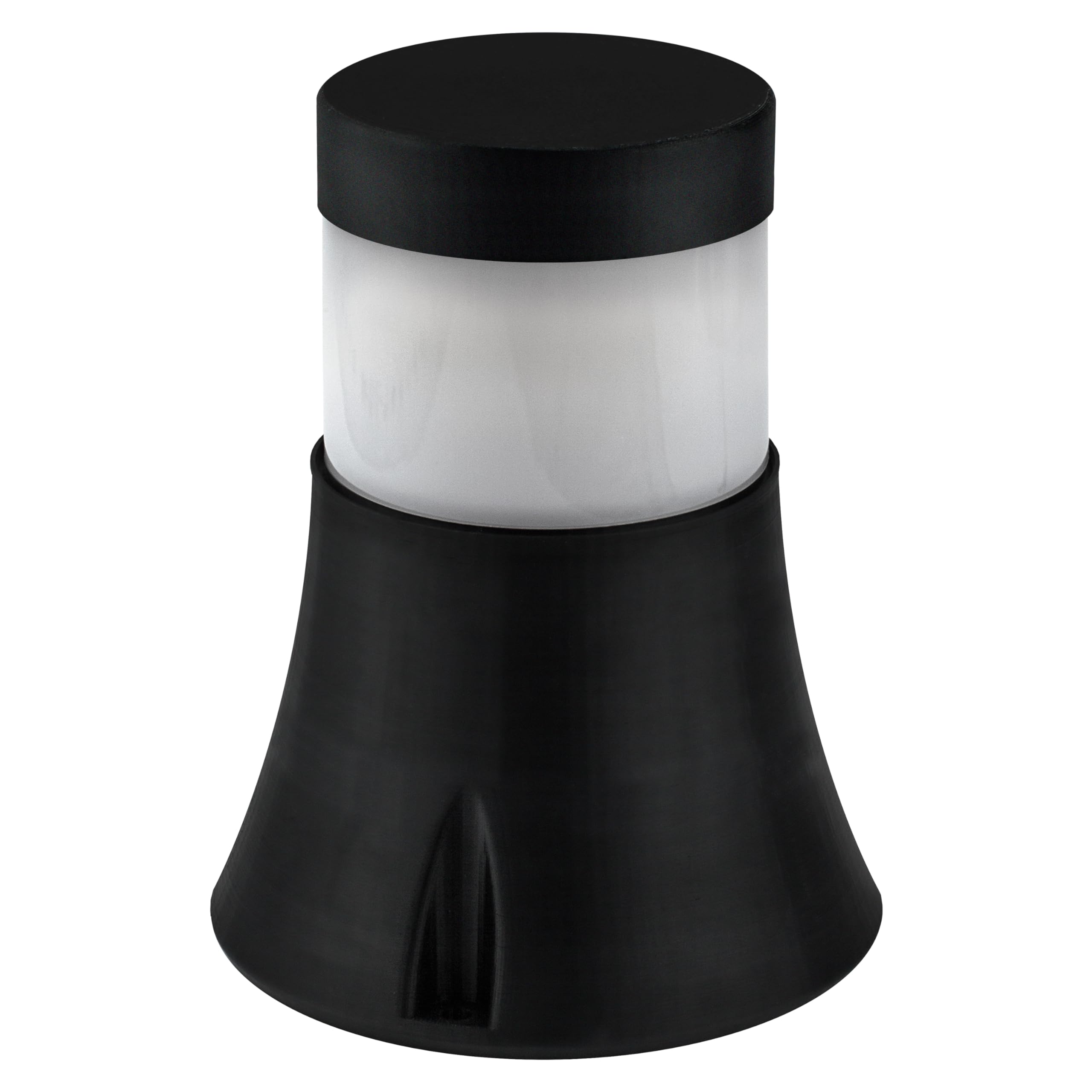 Baliza de jardín MIRCO (H.28 cm), E27, 11W, IP65, negro- iluminación para caminos, sendero, zonas ajardinadas