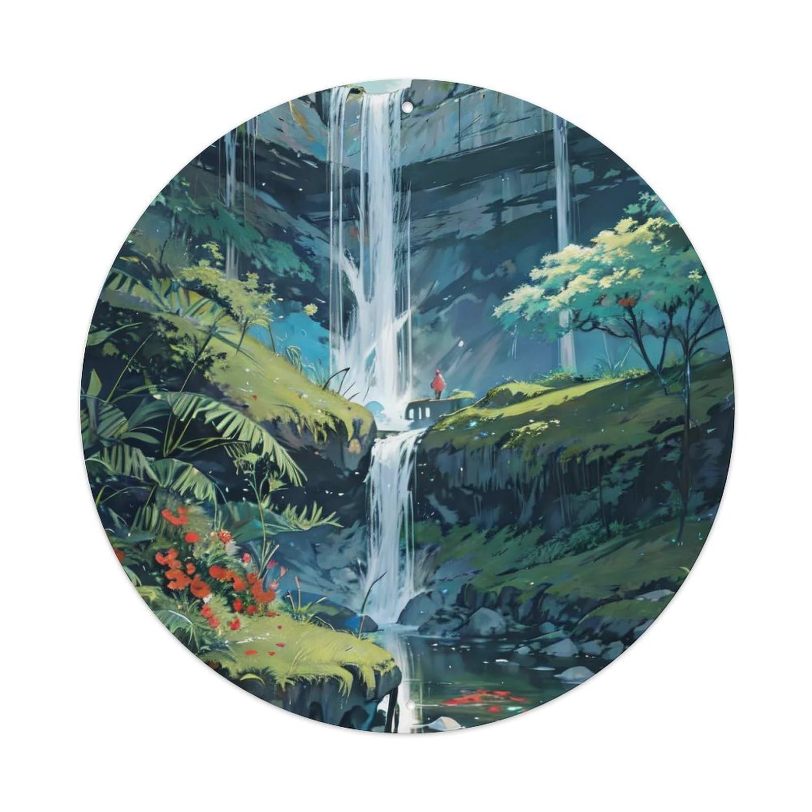 Waterfall Magnificent Cascade Metal Tin Sign