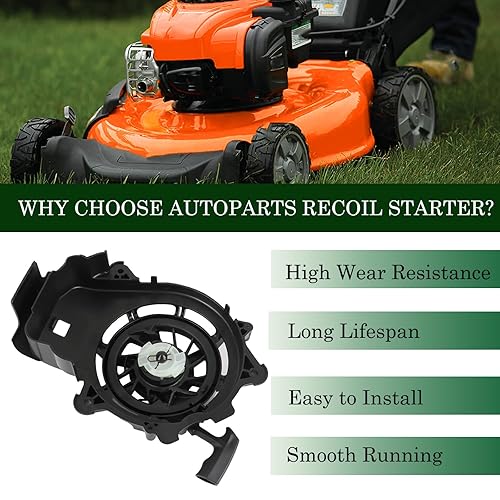 Miniatura 7 de Reemplazo de la asamblea de arranque de arranque de retroceso para cortacésped 093J02 103M02 103M05 104M02 103M0B