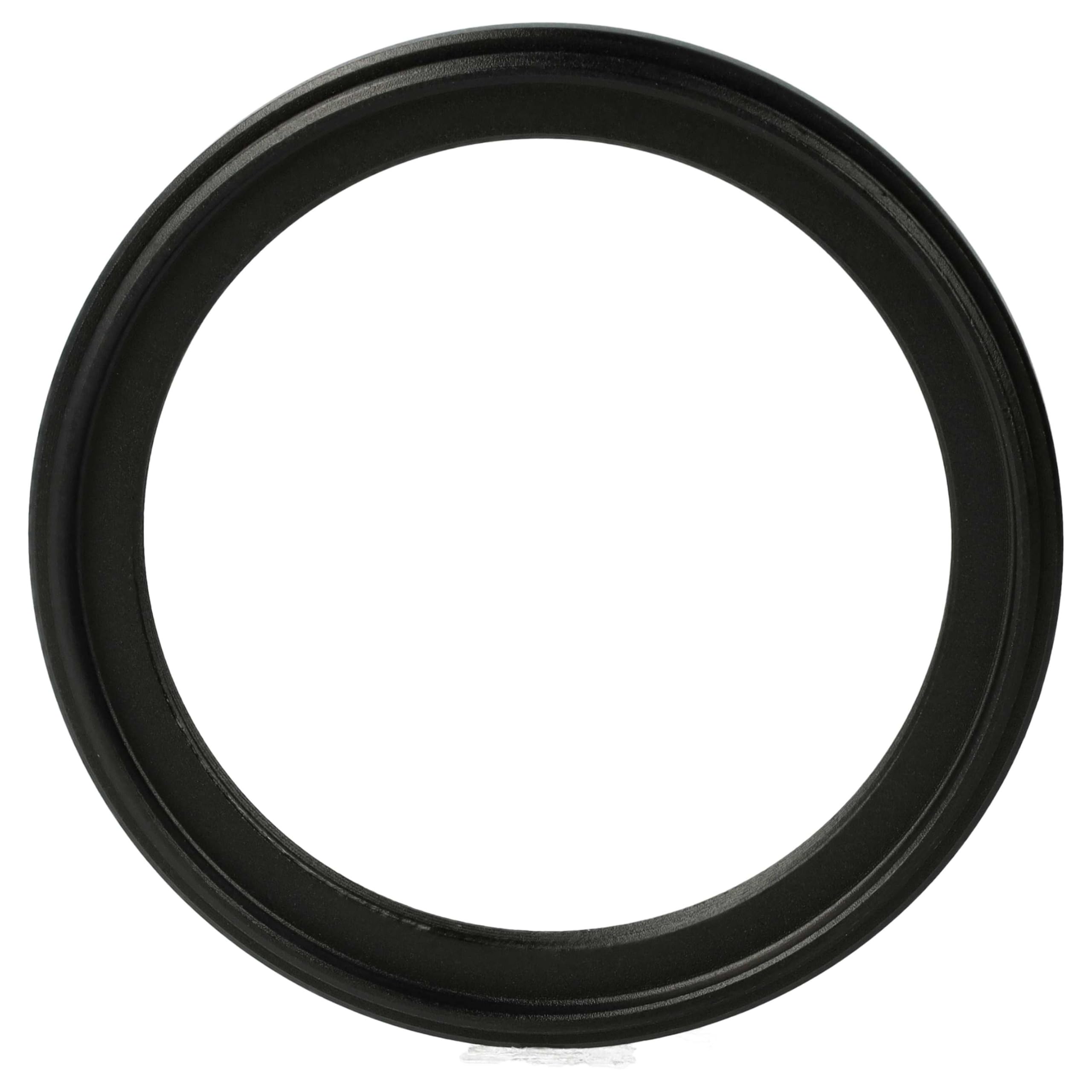 vhbw pierścień adaptera step-down 58 mm do 48 mm do aparatu - adapter filtra, czarny metal