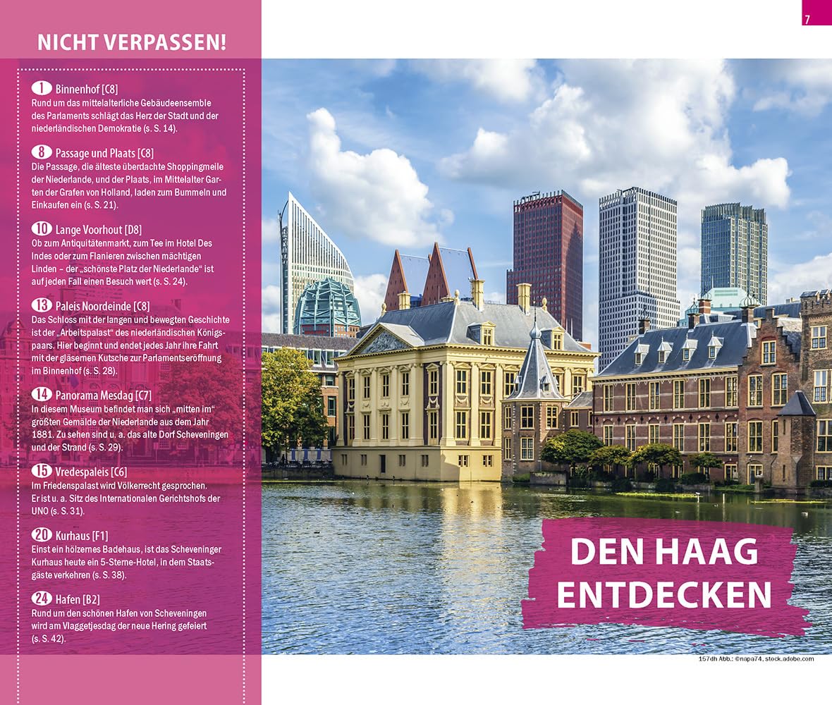 Reise Know-How CityTrip Den Haag mit Scheveningen: Reiseführer mit Stadtplan und kostenloser Web-App