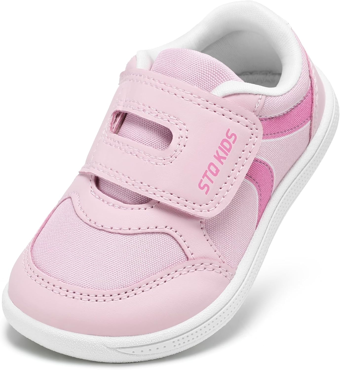 Toddler Wide Toe Box Barefoot Shoes Boys Girls Sneakers Kids Tennis Shoes Preschool Non Slip Lightweight Comfortable First Walking Shoes Running Outdoor Activities