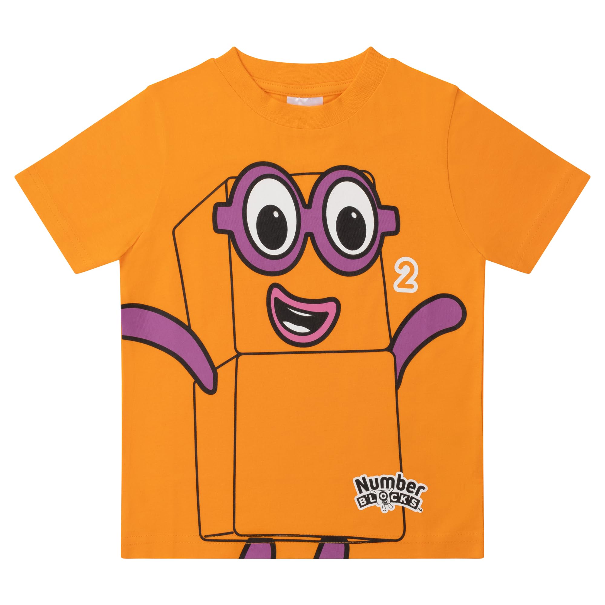 Numberblocks Paquete de 3 Camisetas Unisex de Manga Corta 100% algodón Peinado