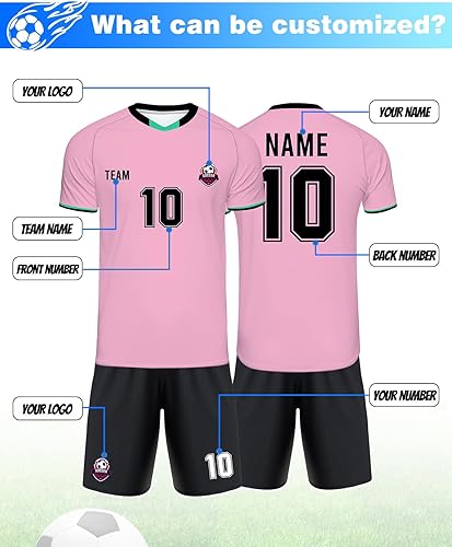 Miniatura 3 de Jersey de fútbol personalizado Jersey de fútbol personalizado Número de nombre del equipo Personalizar camiseta deportiva