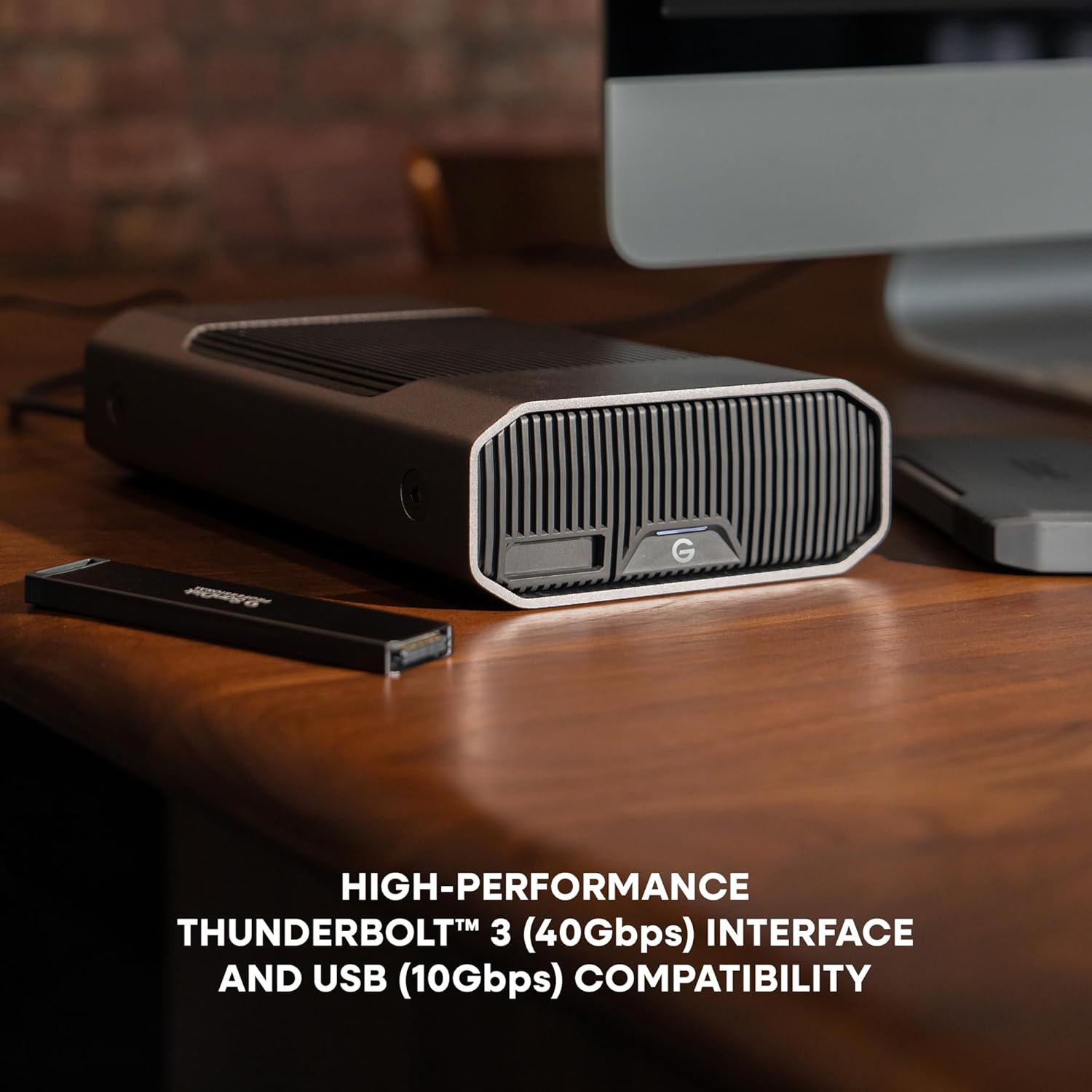 SanDisk Professional 12TB G-Drive Project, with PRO-Blade SSD Mag Slot, Thunderbolt 3, USB (10Gbps), 7200RPM Enterprise Class Hard Drive, Up to 250MB/s Read