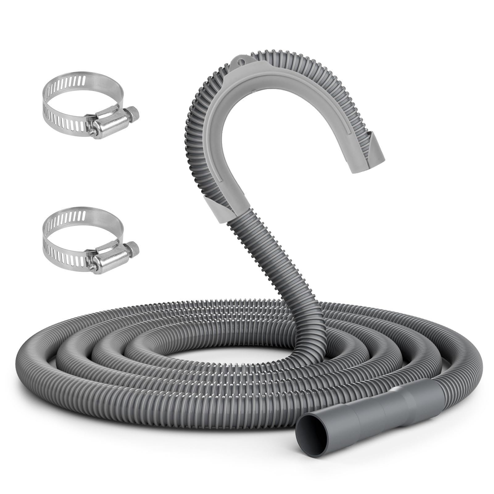 KAINGA 10 FT Corrugated PVC Washing Machine Drain Hose