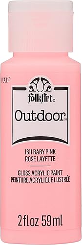 Miniatura 7 de FolkArt Pintura acrílica para exteriores en varios colores (2 onzas), plata esterlina metálica 1642