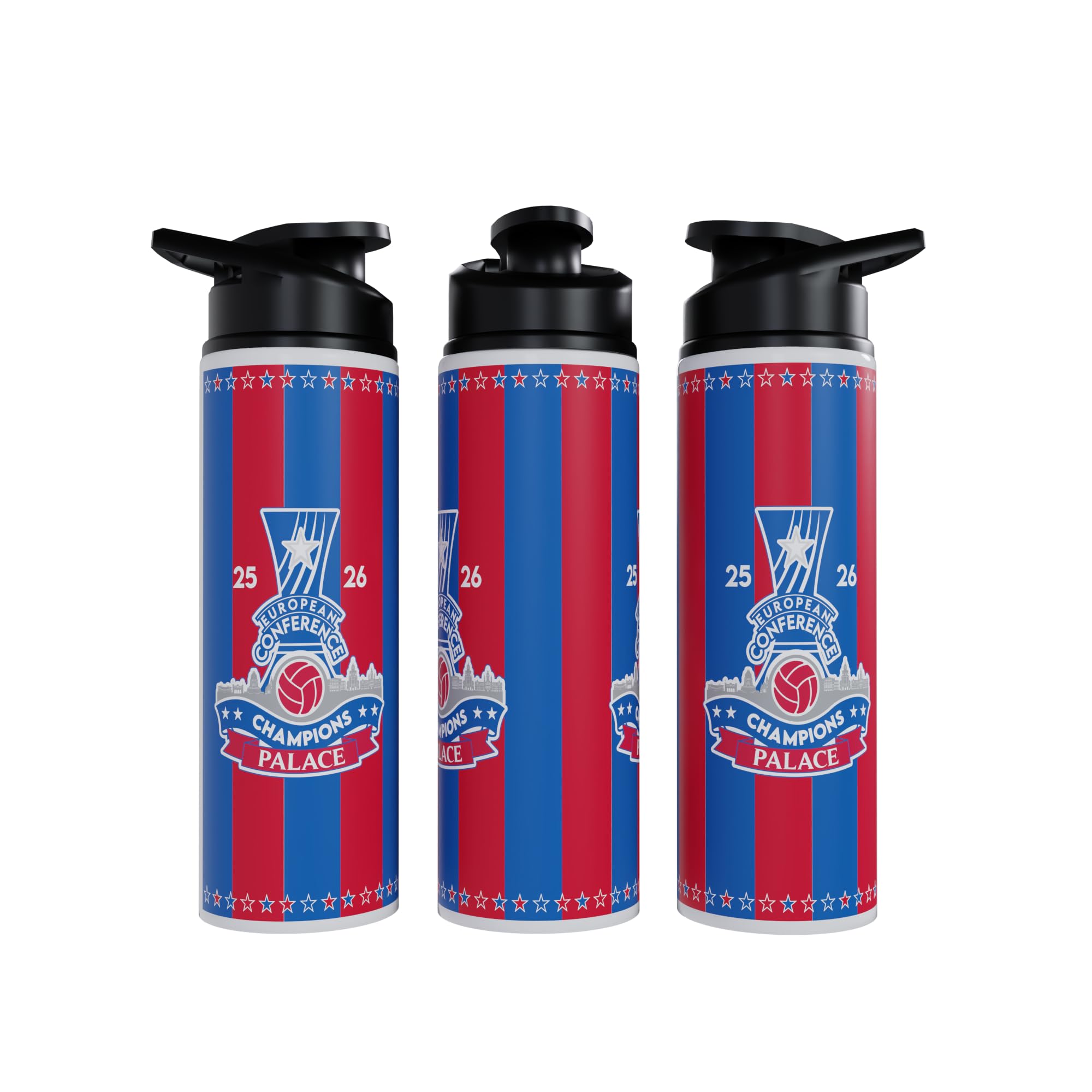 Partisan Palace European Champions 25/26 Water Bottle - 2 Styles to Choose from (750, Millilitres, Logo)