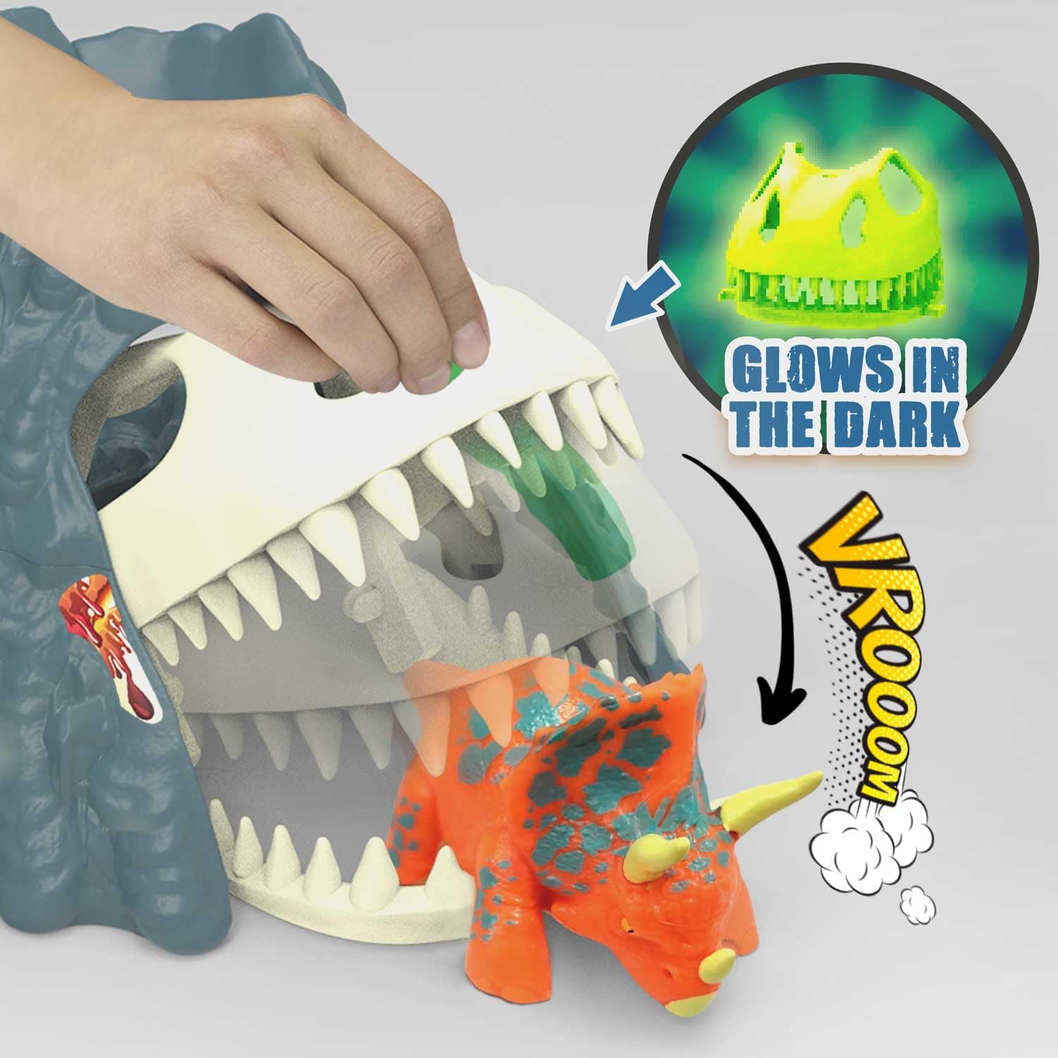 CRAZE Calendario De Adviento Con Juguetes Dino Playset, Calendario De Dinosaurios Para Niños, El Calendario Incluye Un Volcán Con Lava De Slime, 24 Sorpresas De Dinosaurios Para Navidad — view 3