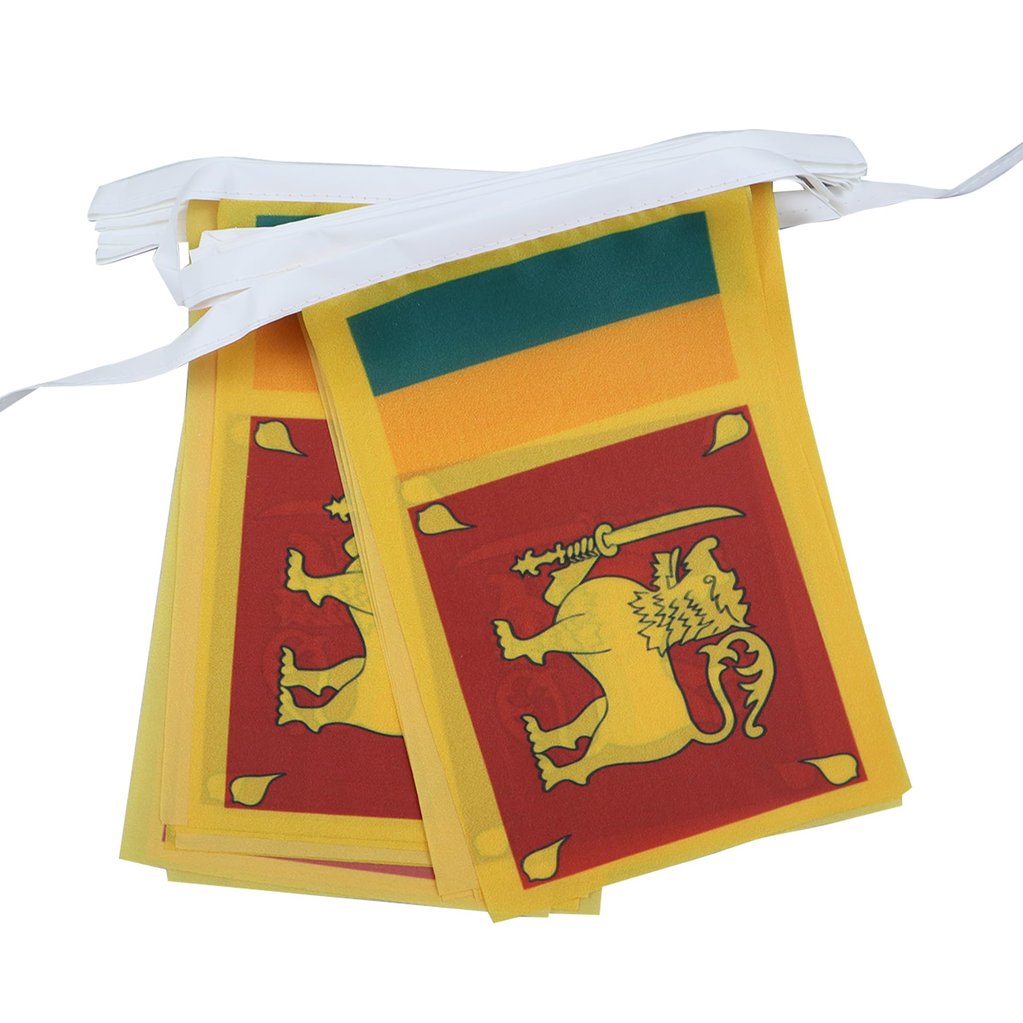 AZ FLAG Guirnalda 6 Metros, 20 Banderas de Ecuador 21x15 cm, Bandera Ecuatoriana 15 x 21 cm - Banderines — view 155