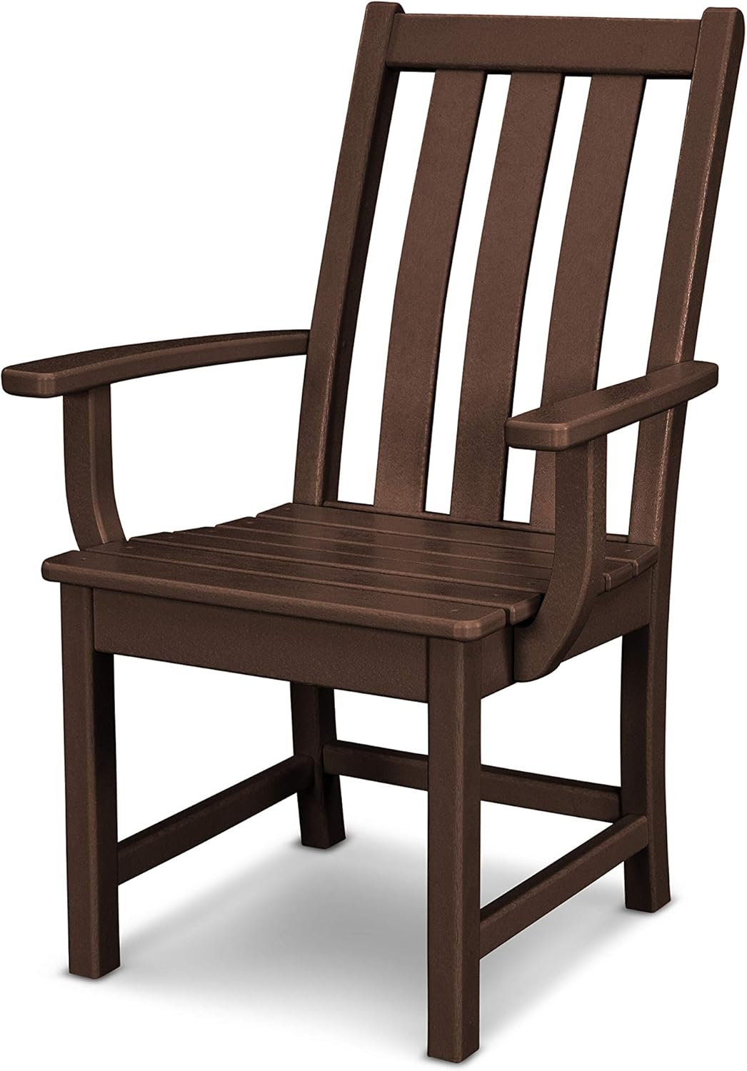 POLYWOOD Vineyard Dining Arm Chair (Mahogany)