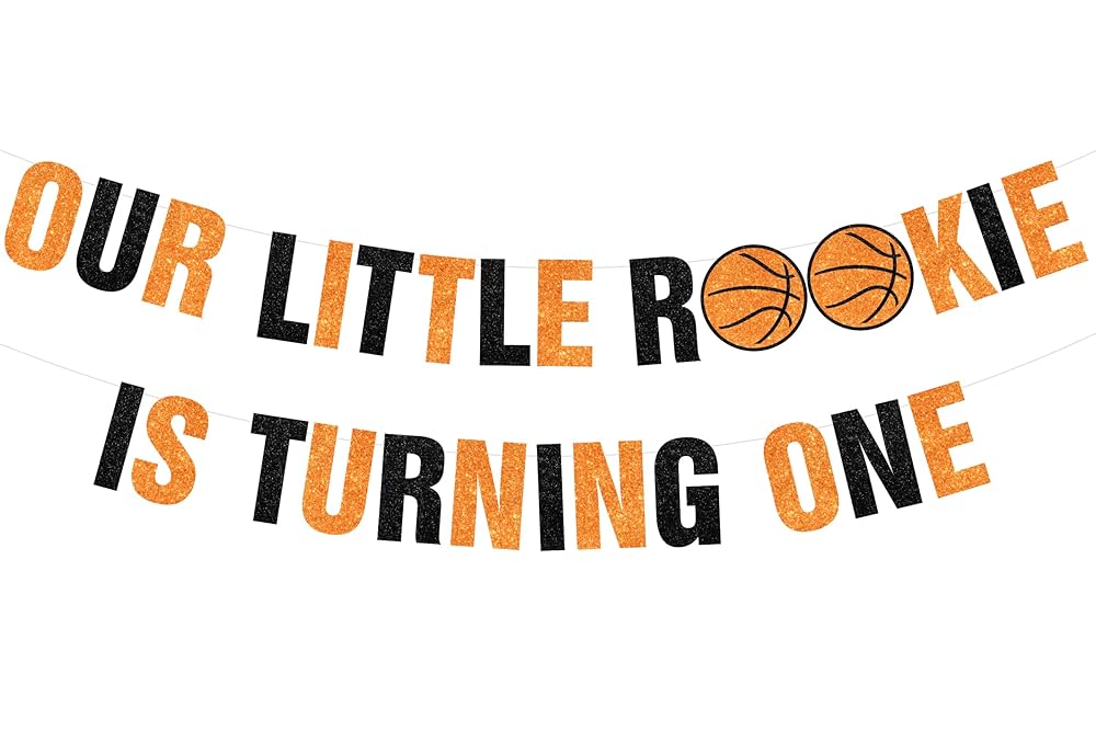 Amazon.com: Basketball First Birthday Party Decorations, Our Little Rookie is Turning One Banner, Basketball My Rookie Year Sports Party Supplies for Boys 1st Birthday : Toys & Games amazon-com-basketball-first-birthday-party-decorations-our-little-rookie-is-turning-one-banner-basketball-my-rookie-year-sports-party-supplies-for-boys-1st-birthday-toys-games