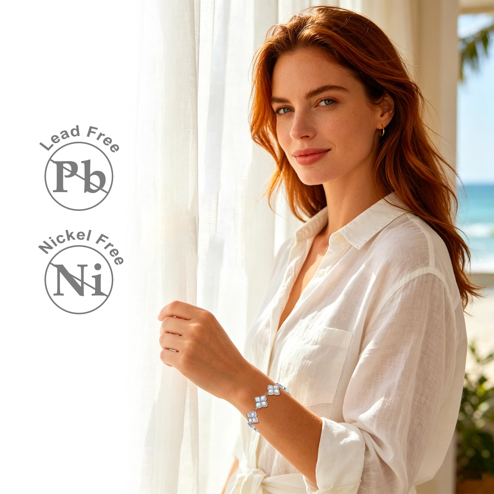 Bracelet magnétique pour femme, bracelets magnétiques en acier inoxydable, aimant pour femme