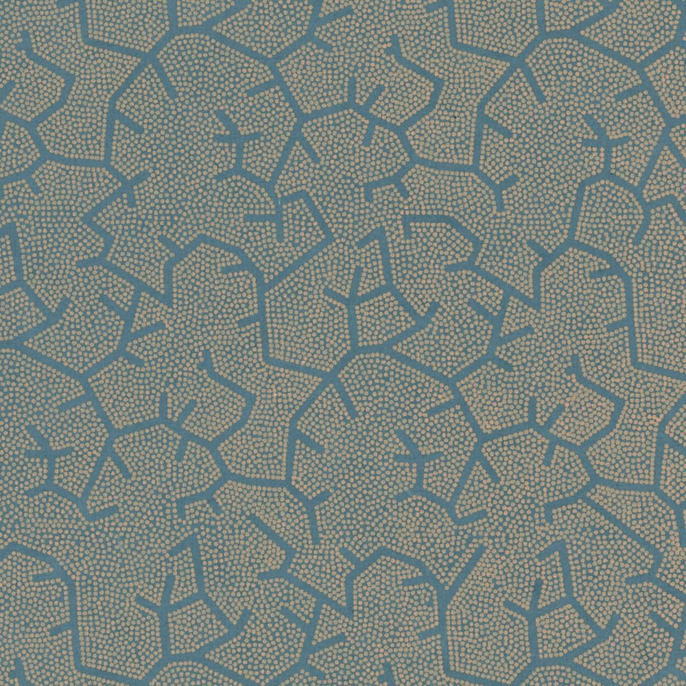 Papier Indien Galleria Bleu grisé et Vieux Rose