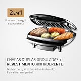 MONDIAL Max Grill, Preto/Inox, 1200W, 110V - G-07 — imagem 2