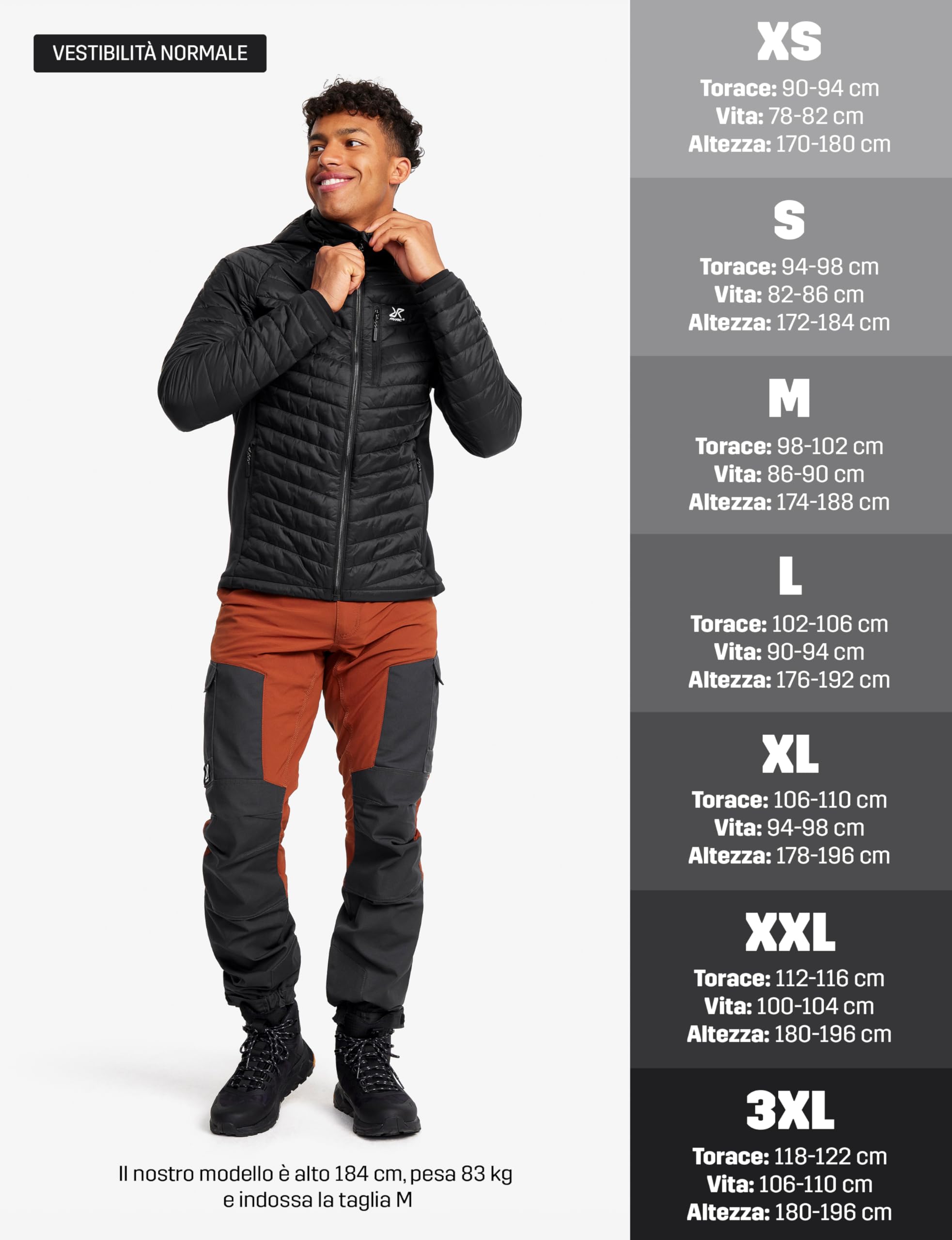 RevolutionRace Radical Insulate Jacket da Uomo, Giacca Leggera e Isolante per l'uso Quotidiano e Tutte le Attività All'aperto