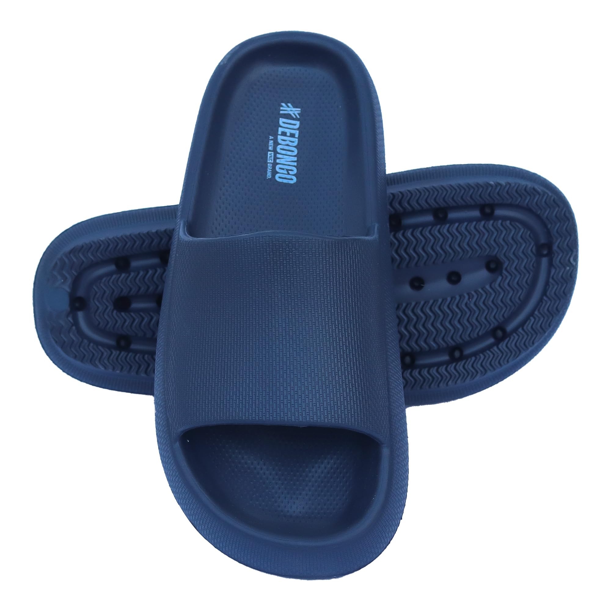 Mens Ultra Soft Sliders | Slippers with Cushion FootBed for Adult | Comfortable & Light Weight | Stylish & Anti-Skid | Waterproof & Everyday Flip Flops for Gents/Boys (BLUE, 7) (B0D5JRZJM3) Amazon Price History, Amazon Price Tracker