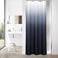 Vista 59 de MitoVilla - Cortina de ducha de tela de nido de abeja burdeos, cortinas de ducha con textura de nido de abeja modernas para decoración de lujo