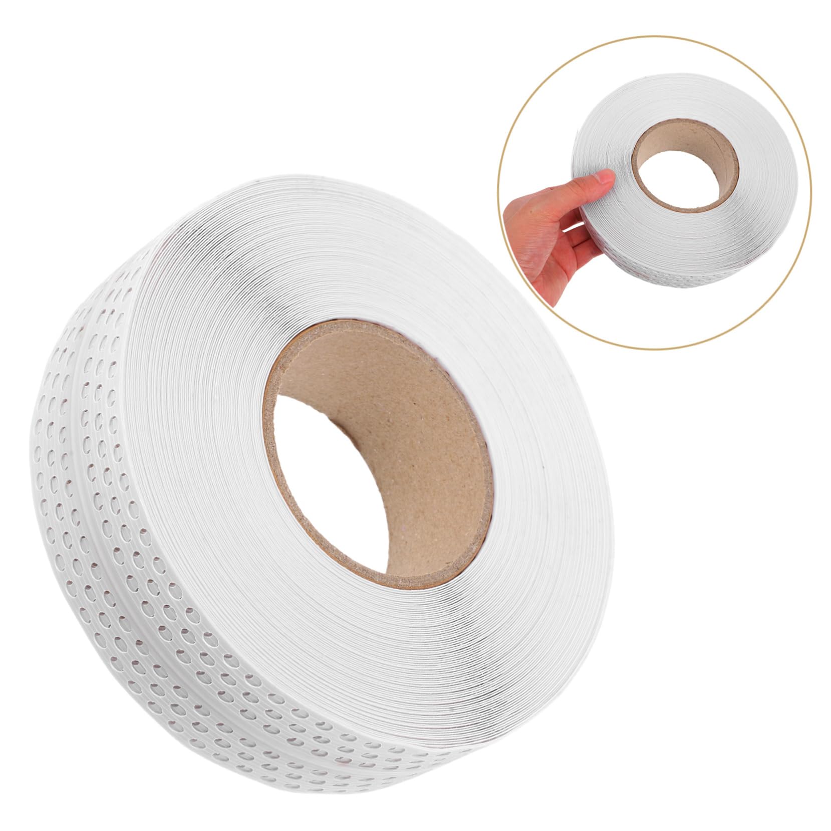 Selbstklebende Eckleiste 5cm Flexibel Weiß für Wand und Decke