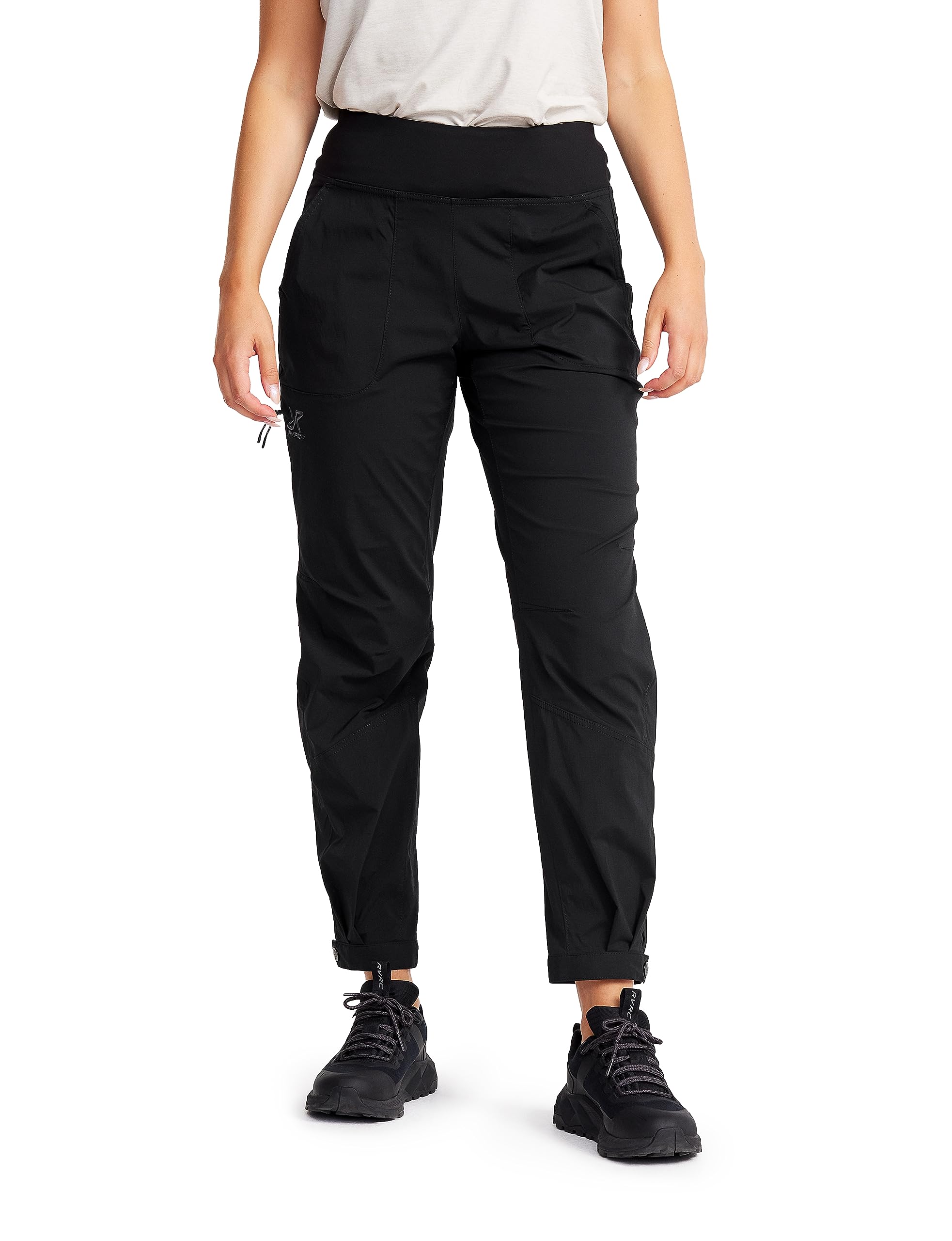 RevolutionRace Breezy Curved Ankle Stretch Hose für Damen, Leichte und atmungsaktive Hose für den Alltag und alle Outdoor-Aktivitäten
